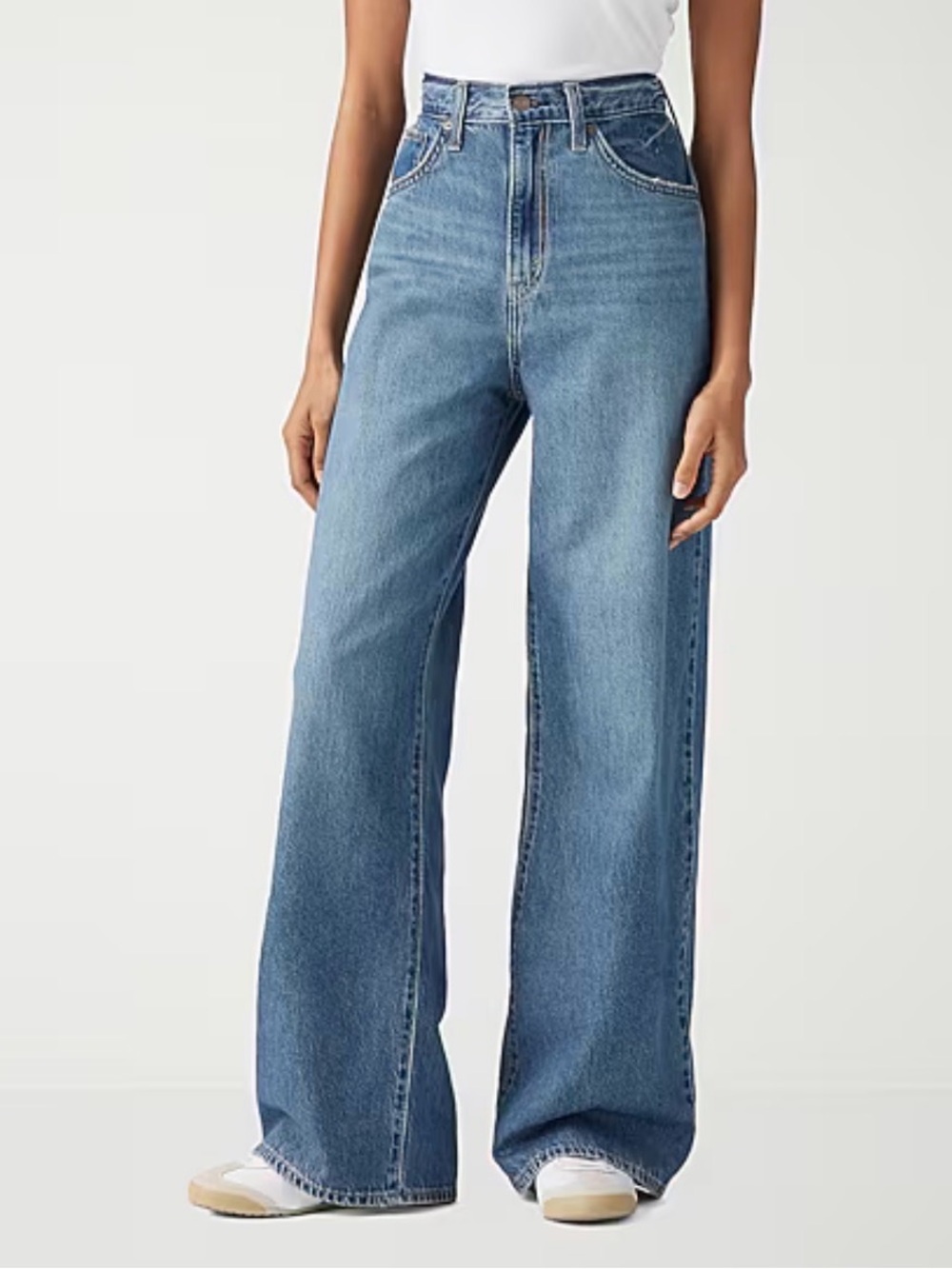 Levi Baggy Cinch Blue Jeans